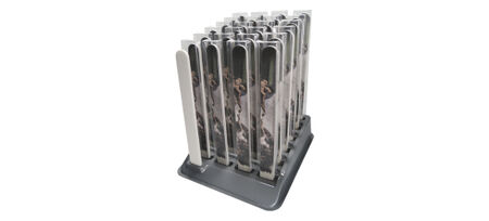 Display for Professional Nail Files in Transparent Folding Box
