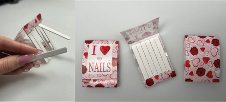 Nail File Booklet, Set of 6 pcs